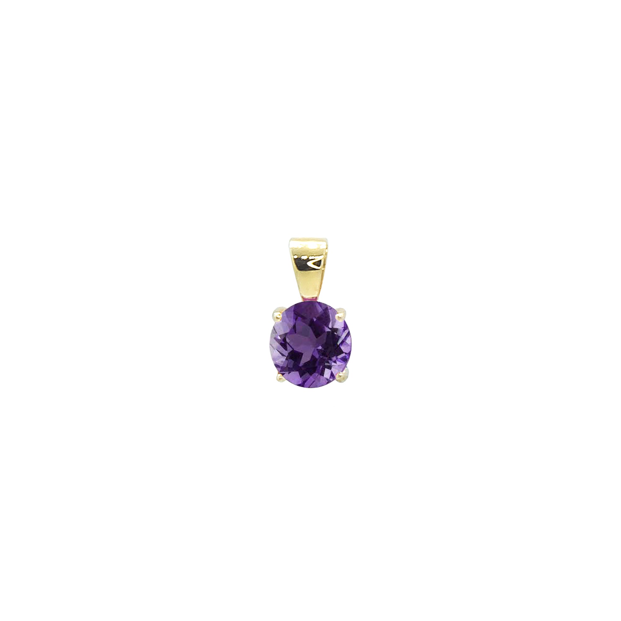 Muno Solitaire Pendant - Semi Precious Round 2021-063