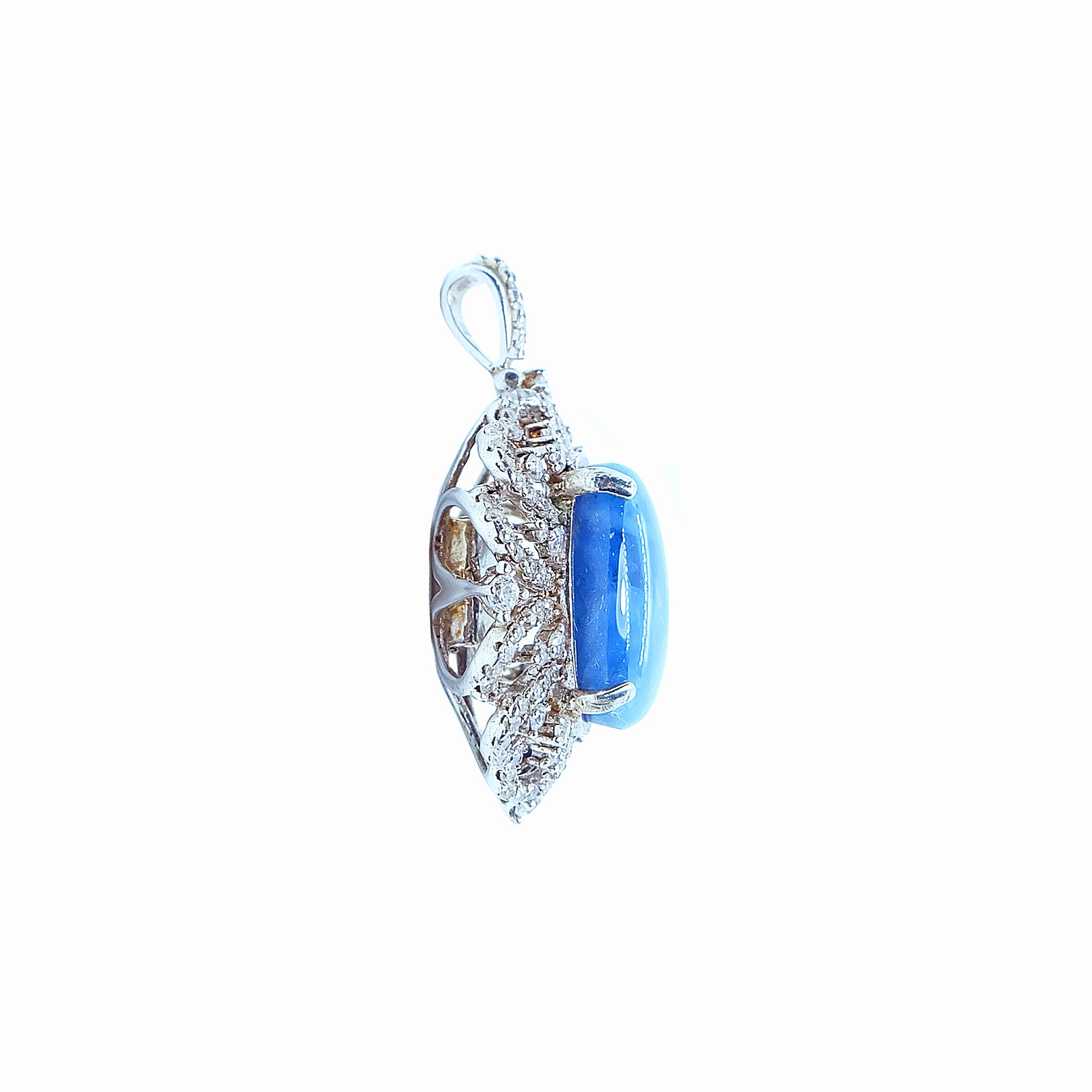 Naya Peranakan Blue Star Sapphire Pendant AG791