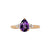 Nurja Three Stone Ring - Semi Precious Pear 2020-156