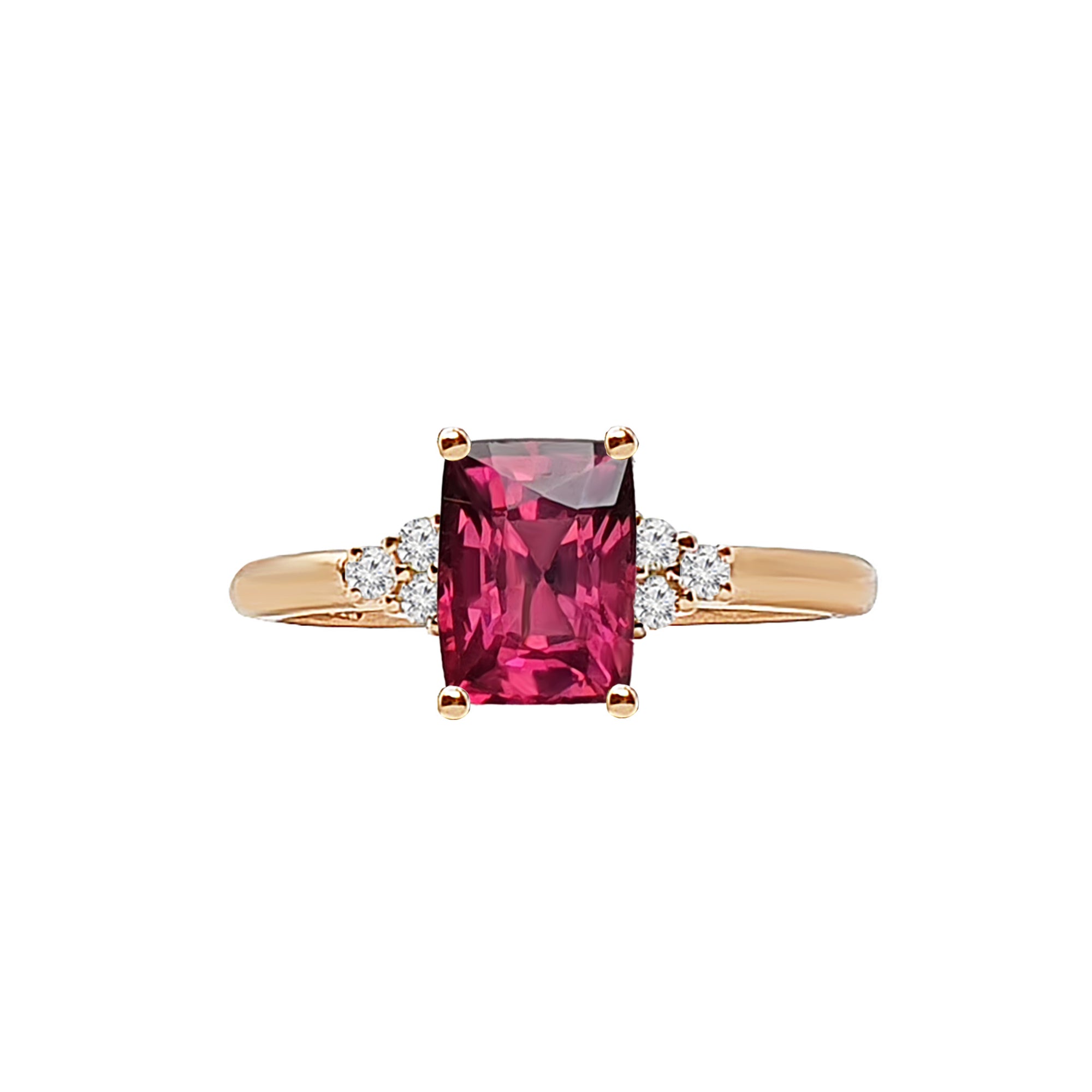 Nurja Three Stone Ring - Pink Baguette 2020-156