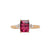 Nurja Three Stone Ring - Pink Baguette 2020-156