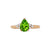 Nurja Three Stone Ring - Semi Precious Pear 2020-156