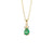 Nurja Gemstone Pendant - Green Pear 2022-066