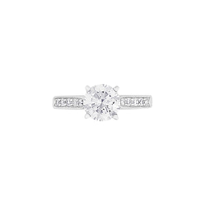 Uno Bo Solitaire Engagement Ring 0.8 - 1CT R878 AG663