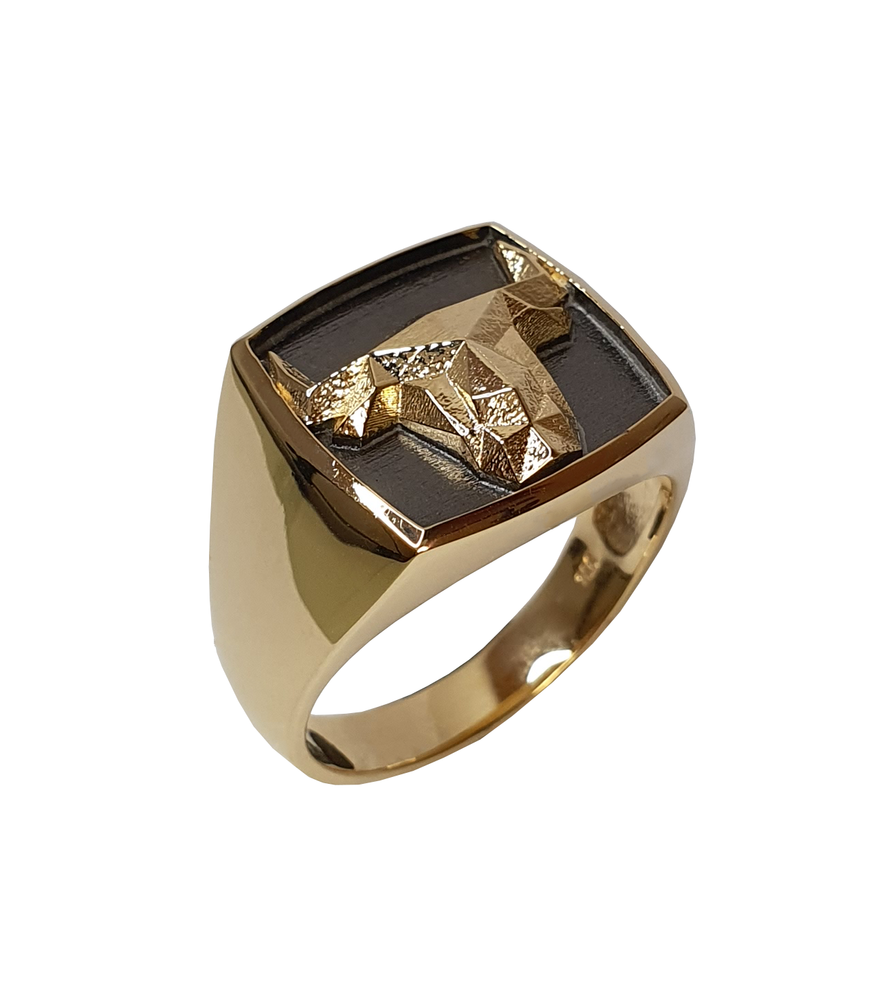BULL SIGNET RING - 2020-120 AG808