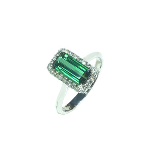 Siryo Halo Ring - Green Emerald 2021-008