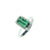 Siryo Halo Ring - Green Emerald 2021-008