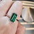 Siryo Halo Ring - Green Emerald 2021-008
