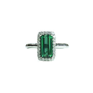 Siryo Halo Ring - Green Emerald 2021-008