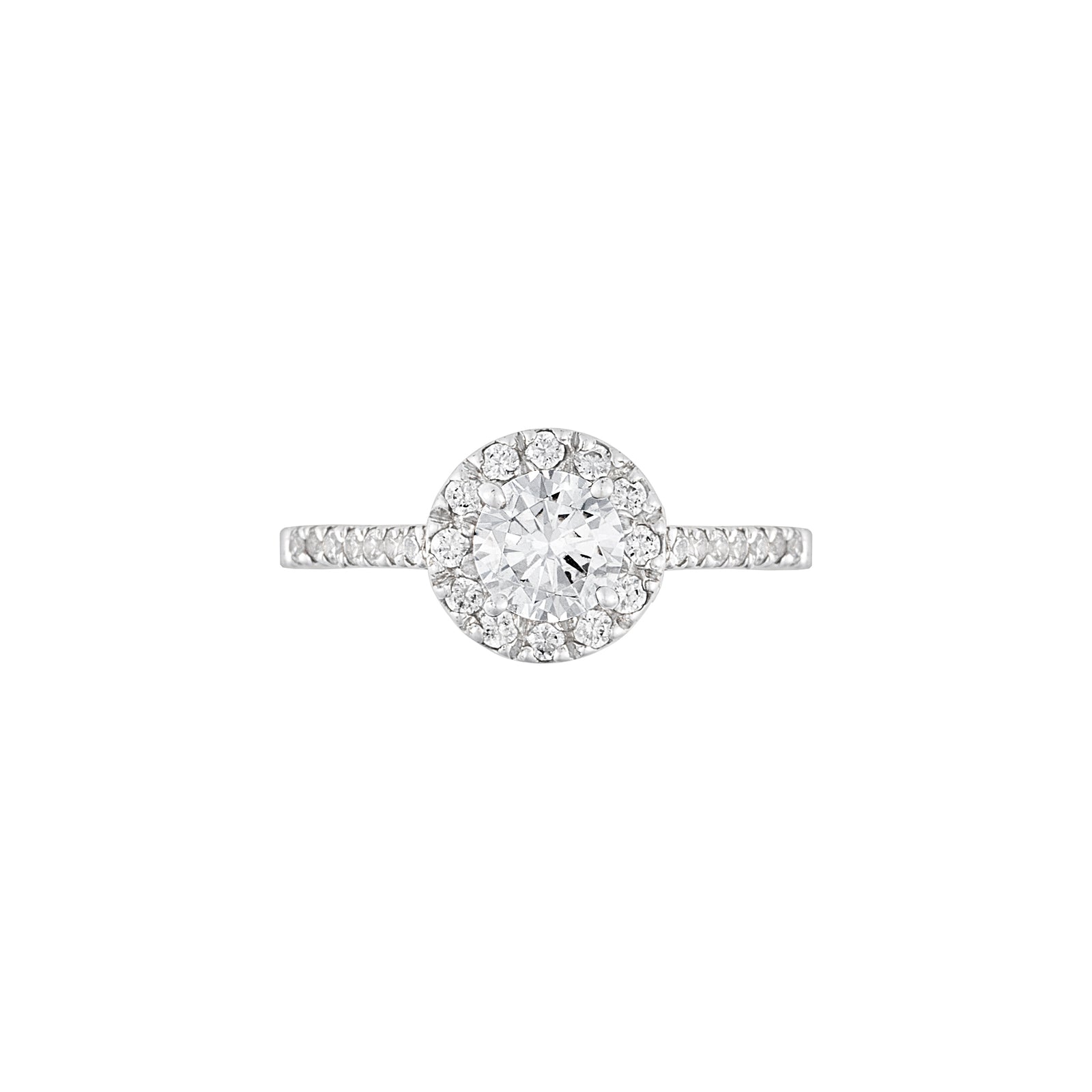 Halo Edio Engagement Ring 0.5 - 0.6CT SR2927 AG669