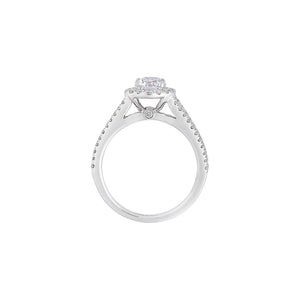 Halo Venus Engagement Ring - 0.5CT SR2927 AU236