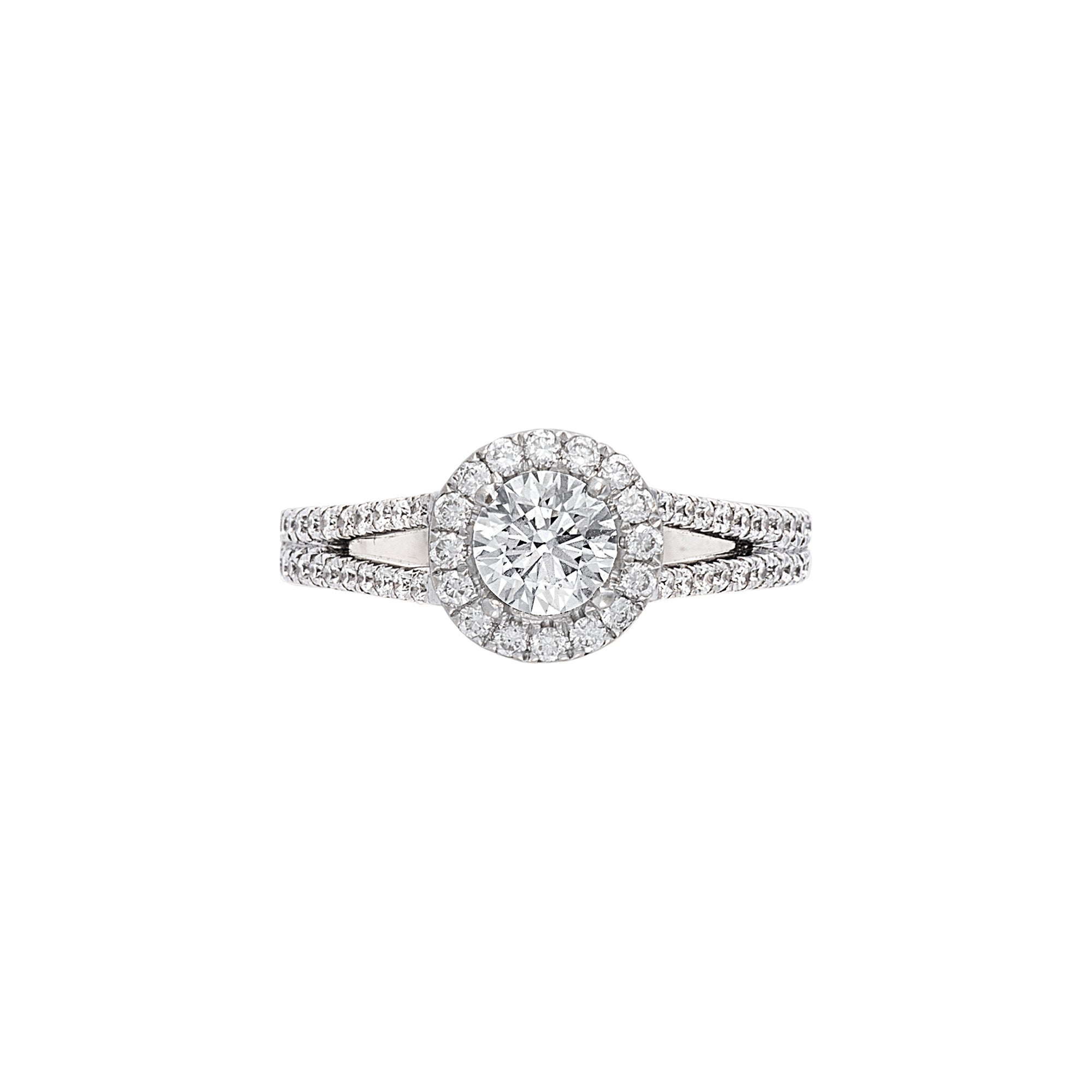 Halo Venus Engagement Ring - 0.5CT SR2927 AU236