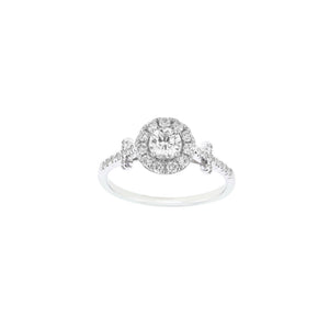 Halo Edio Engagement Ring - 0.5CT Diamonds W215 M355-M359
