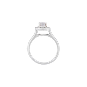 Halo Hove Engagement Ring - 0.5CT SR3600 AG693