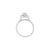 Halo Hove Engagement Ring - 0.5CT SR3600 AG693