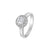 Halo Hove Engagement Ring - 0.5CT SR3600 AG693