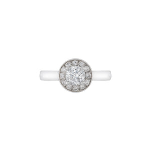 Halo Hove Engagement Ring - 0.5CT SR3600 AG693