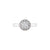 Halo Hove Engagement Ring - 0.5CT SR3600 AG693