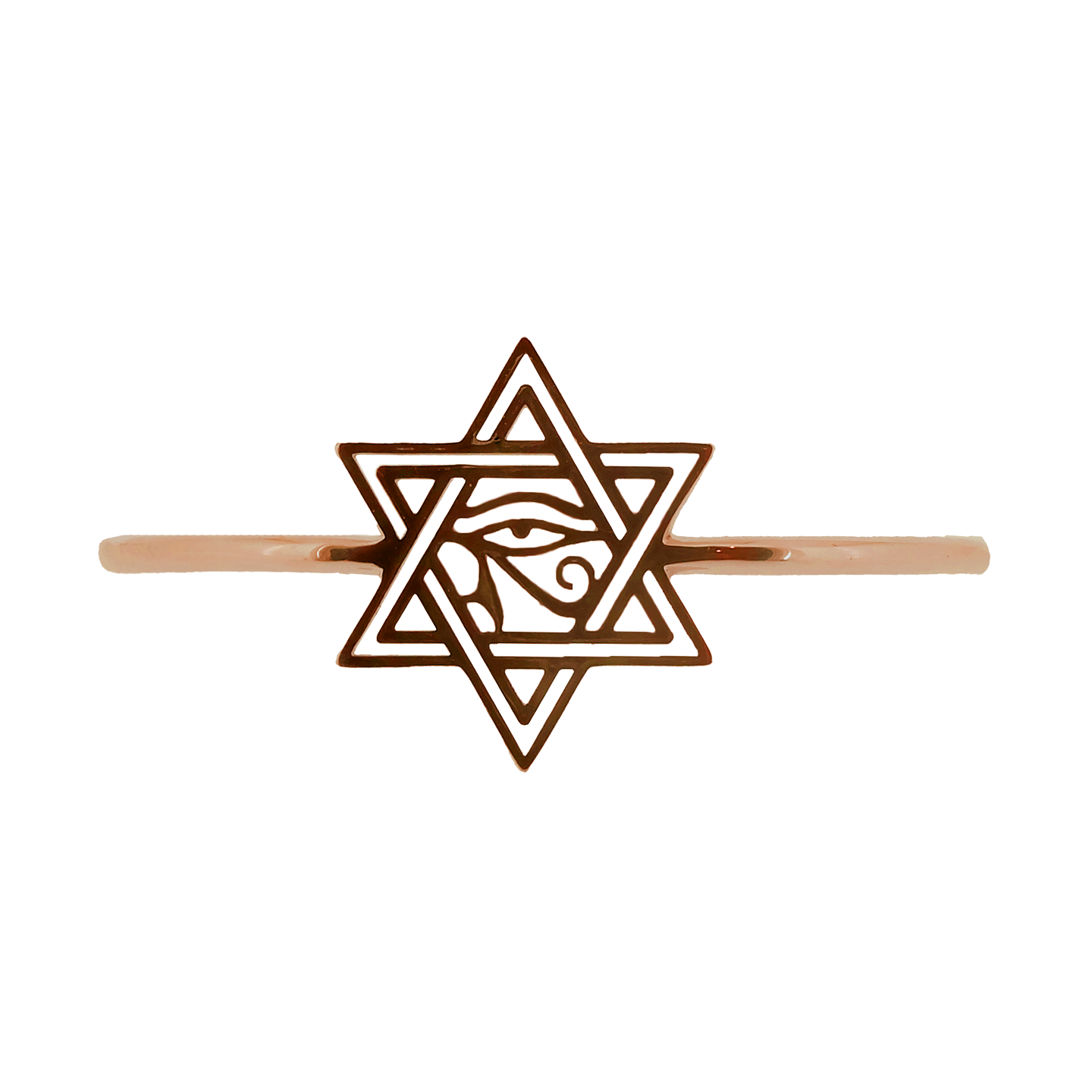 Sodeoh-Dow Star of David Eye of Horus Bangle