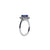 Taba Starburst Halo Ring - Tanzanite Oval 2021-132