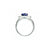 Tiara Three Stone Ring - Tanzanite Pear W196
