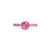 Uno Bo Solitaire Engagement Ring - Pink Round W213 R878
