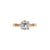 Uno Emma Vintage Princess Cut Solitaire Ring W216 M338-M341