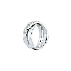 Val Criss Cross Diamonds Ring W199