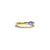Moi Double Band Ring - Tanzanite Marquise W028