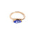 Aya East to West Setting Solitaire Ring - Tanzanite Marquise W033