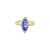 Ruise Halo Double Shank Ring - Tanzanite Marquise W038