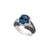 Rola Cocktail Ring - Blue Long Cushion W089