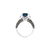 Rola Cocktail Ring - Blue Long Cushion W089