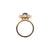 Polly Starburst Semi Halo Ring - Tanzanite Pear W132