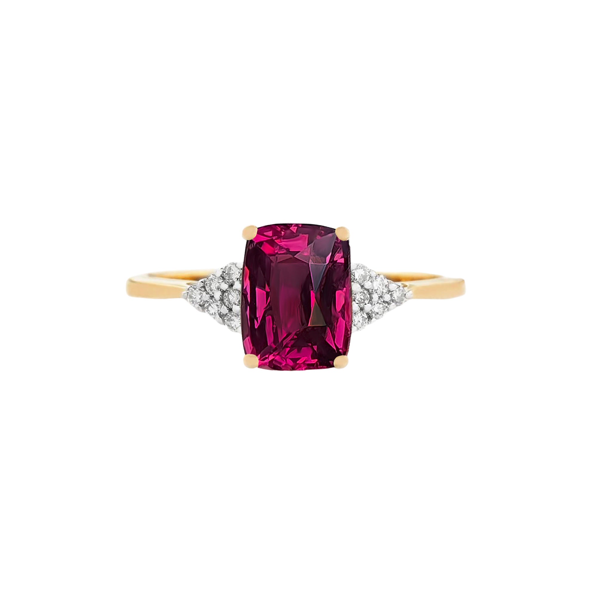 Nurjo Three Stone Ring - Pink Baguette W139