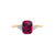 Nurjo Three Stone Ring - Pink Baguette W139