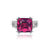 Lita Solitaire Gemstone Ring - Pink Princess W141