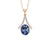 Beth Gemstone Pendant - Tanzanite Oval W142