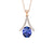 Beth Gemstone Pendant - Tanzanite Oval W142