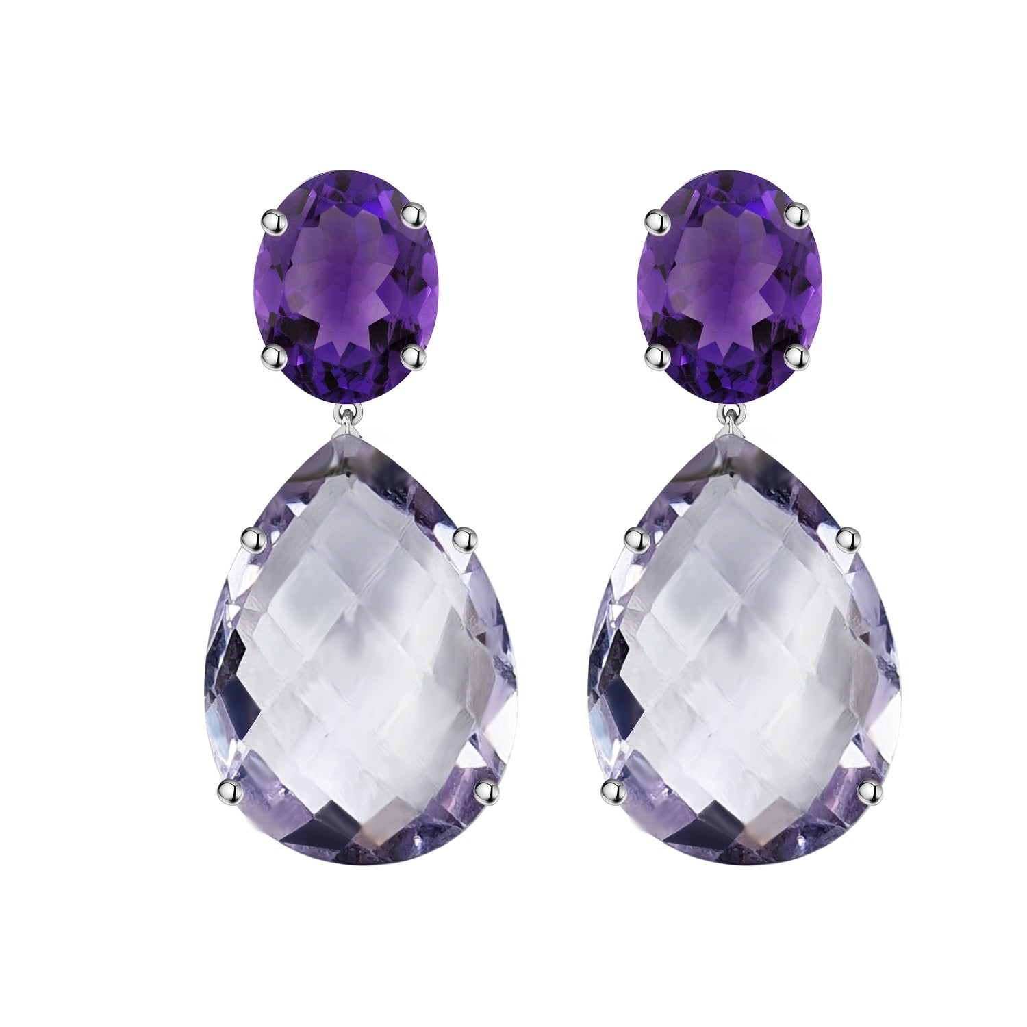 Ovalo Dosh Detachable Gemstone Earrings W171