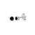 Lili Diamonds Ear Studs - Black Round W175