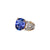 Boco Side Eiffel Gemstone Solitaire Ring - Tanzanite Oval W184