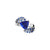 Aqua Gemstone Cocktail Ring - Tanzanite Trillion W194