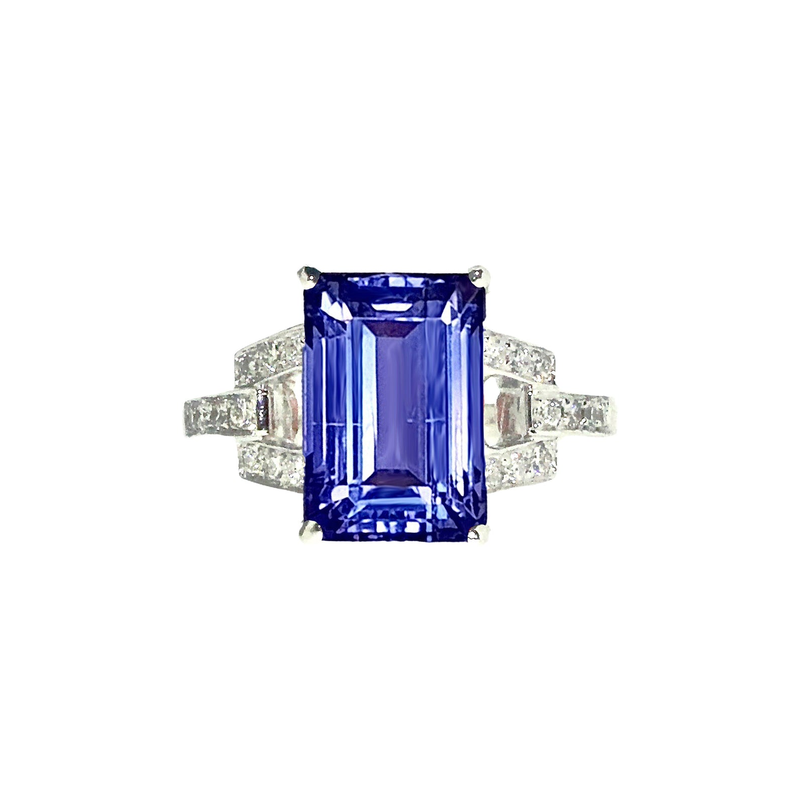 Isimo Gemstone Ring - Tanzanite Emerald W197