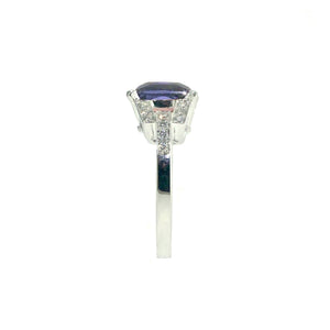 Isimo Gemstone Ring - Tanzanite Cushion W197