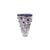 Maurie Floral Cocktail Ring V2 - Purple Long Cushion W219