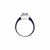 Dianna Halo Engagement Ring - Blue Cushion 2022-155 W239