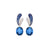 Aquana Pave Setting Earrings - Colour Change Oval W242