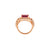 Wintaz Semi Halo Gemstone Ring - Red Long Cushion 2021-221