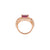 Wintaz Semi Halo Gemstone Ring - Pink Rectangle 2021-221
